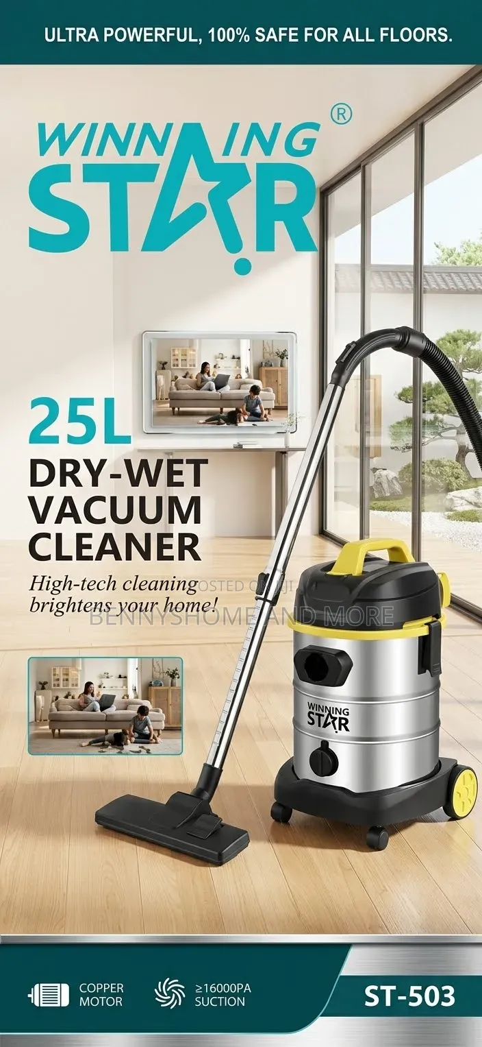 25l Dry-Wet Wining Star Vacuum Cleaner