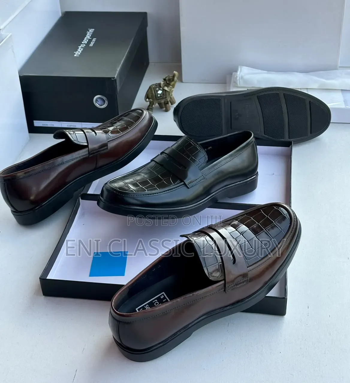 Robert Serpentini Luxury Men's Shoes Good Quality Well Branded Package