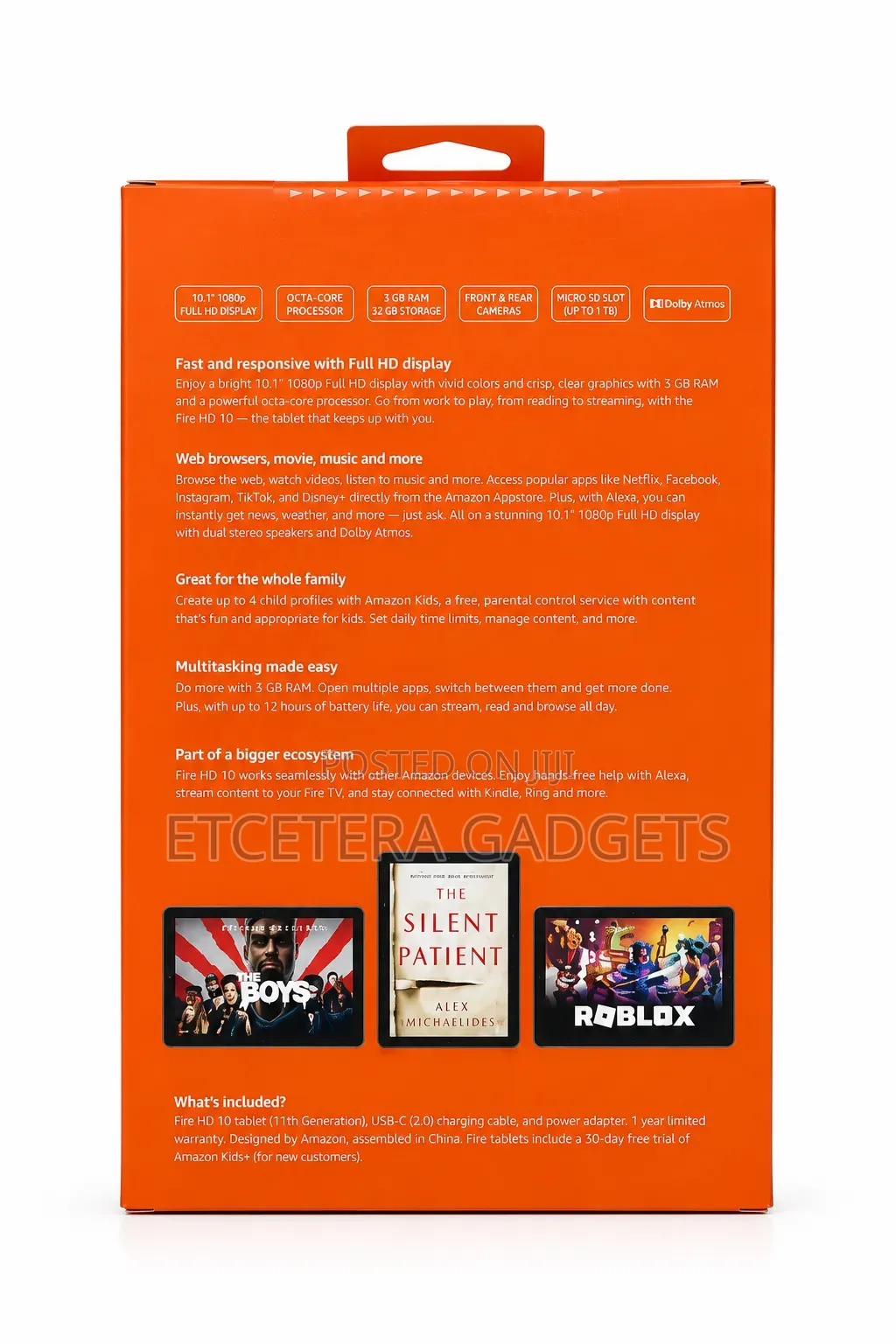 New Amazon Fire HD 8 64 GB