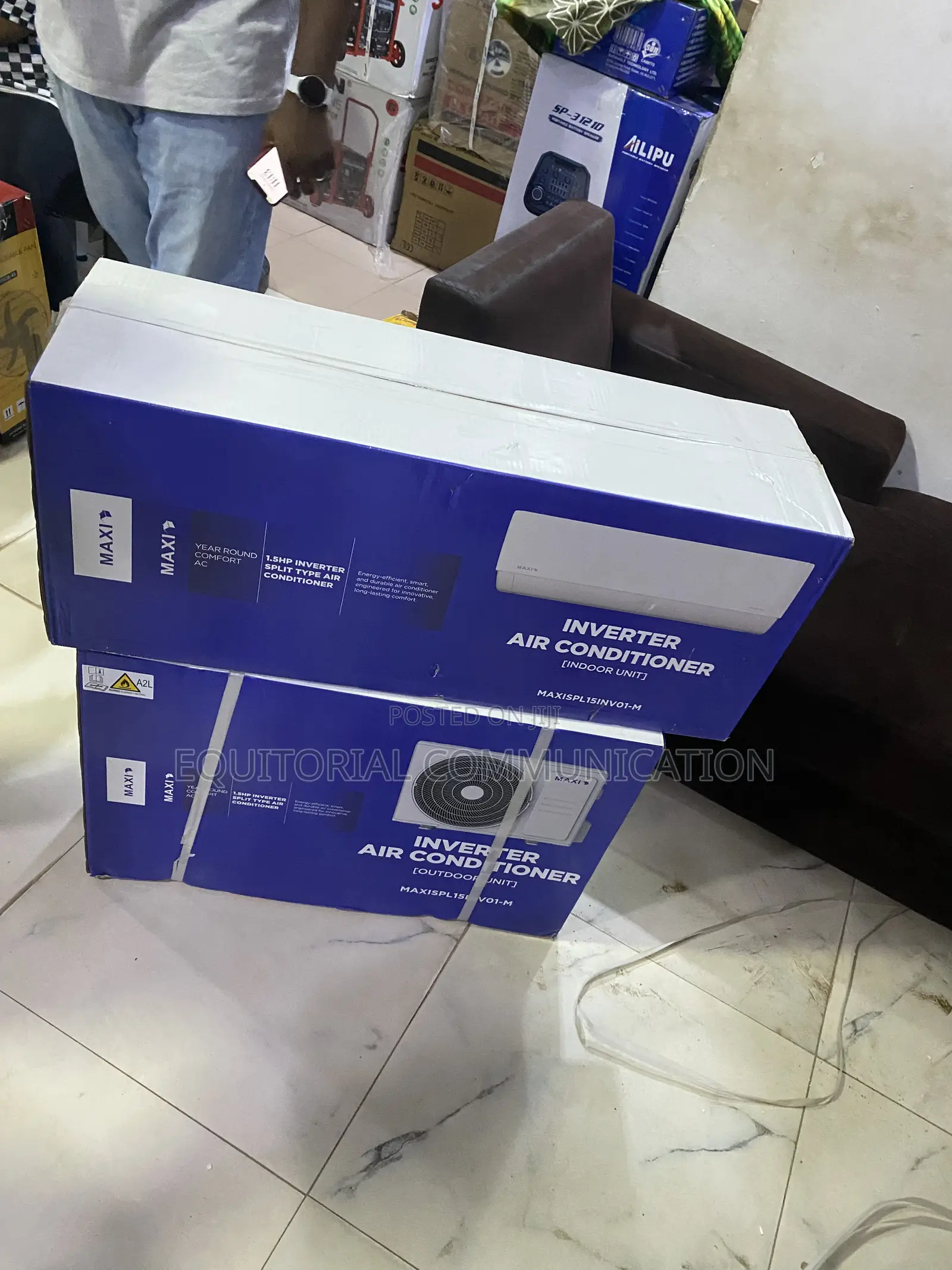MAXI MAXISPL15NV01-M Inverter AC With Auto Restart and Air Filter