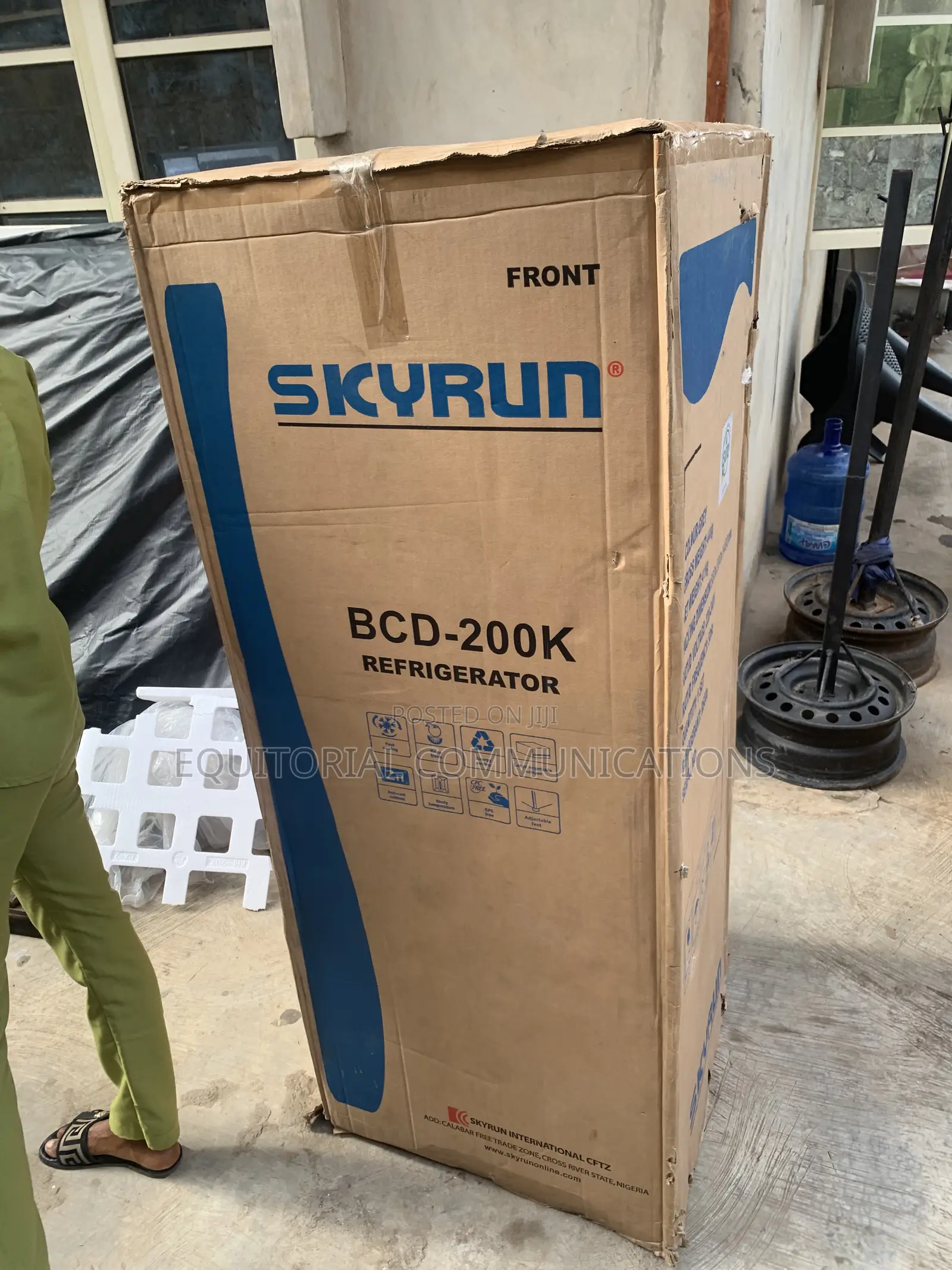 SKYRUN 200L Double Door Fridge for Smart Living