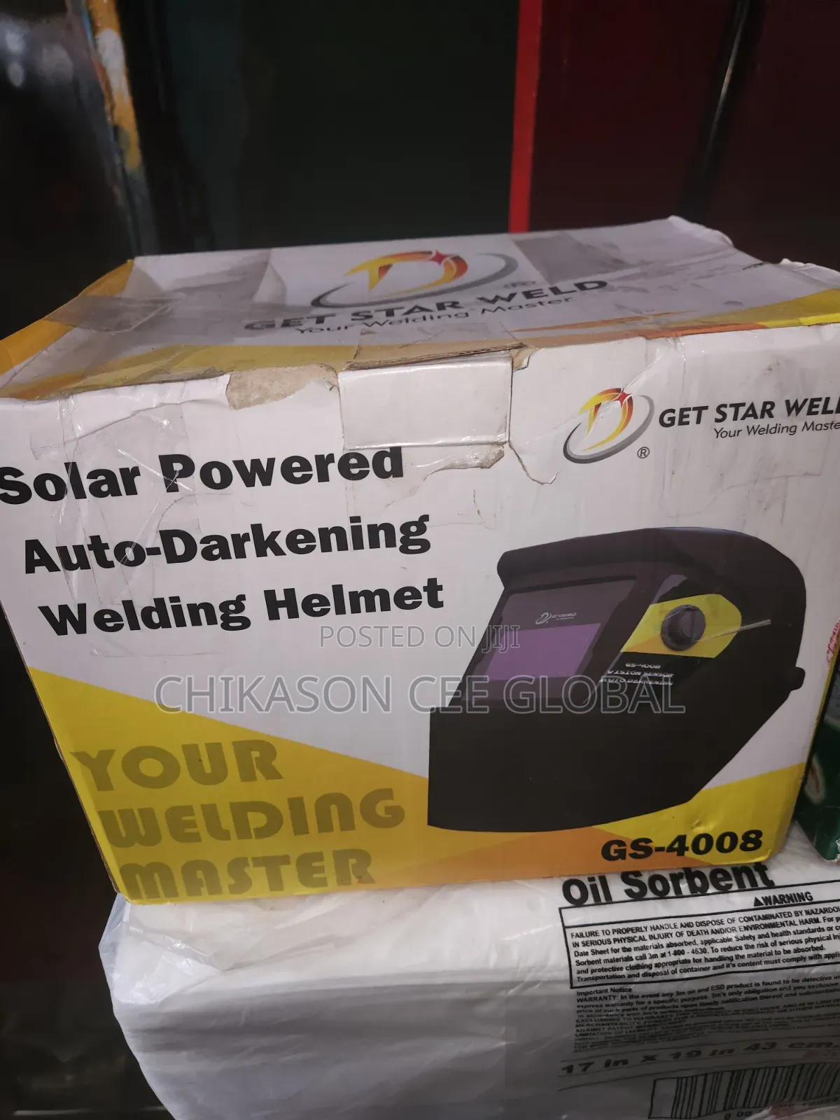 GS 4008 Solar Powered Auto Darkening Welding Helmet