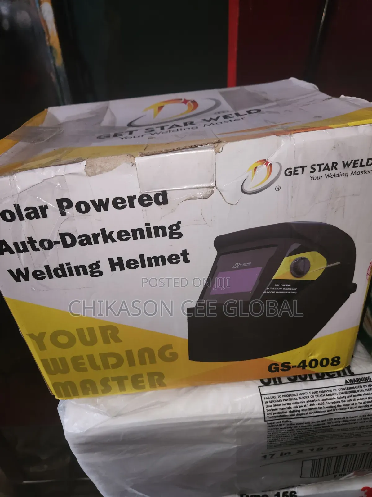 GS 4008 Solar Powered Auto Darkening Welding Helmet
