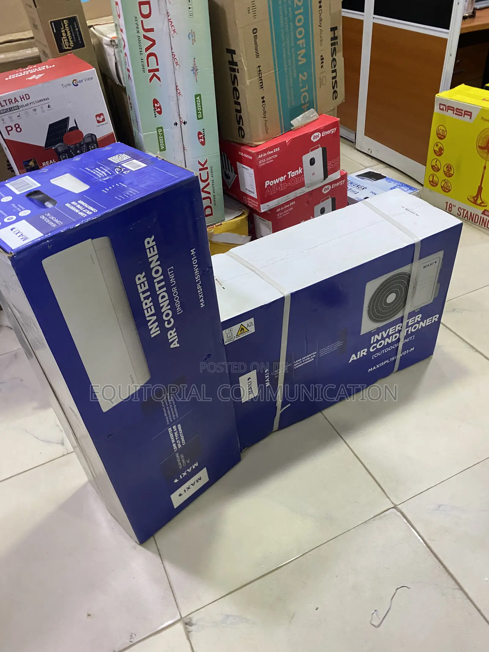MAXI 1.5HP Inverter Split AC With Healthy Air Filter Technology