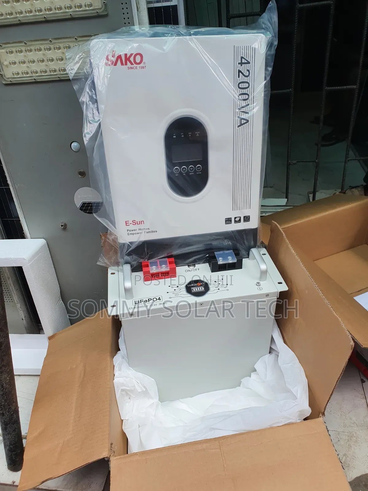 3kwh 24v Luxwatt Lithium Ion Battery