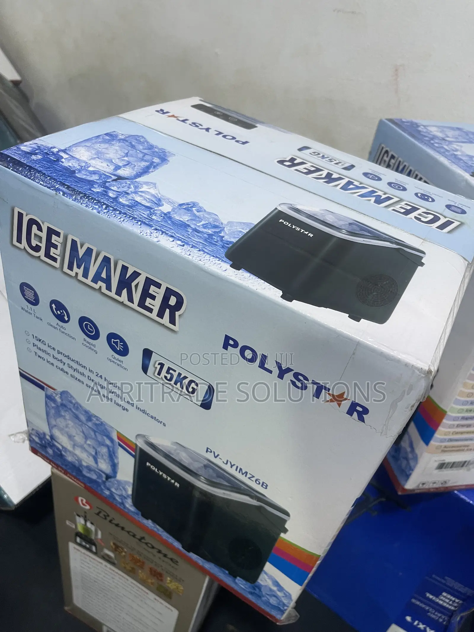 Polystar 15KG Ice Cube Generator for Everyday Cooling PV-JY1MZ6B