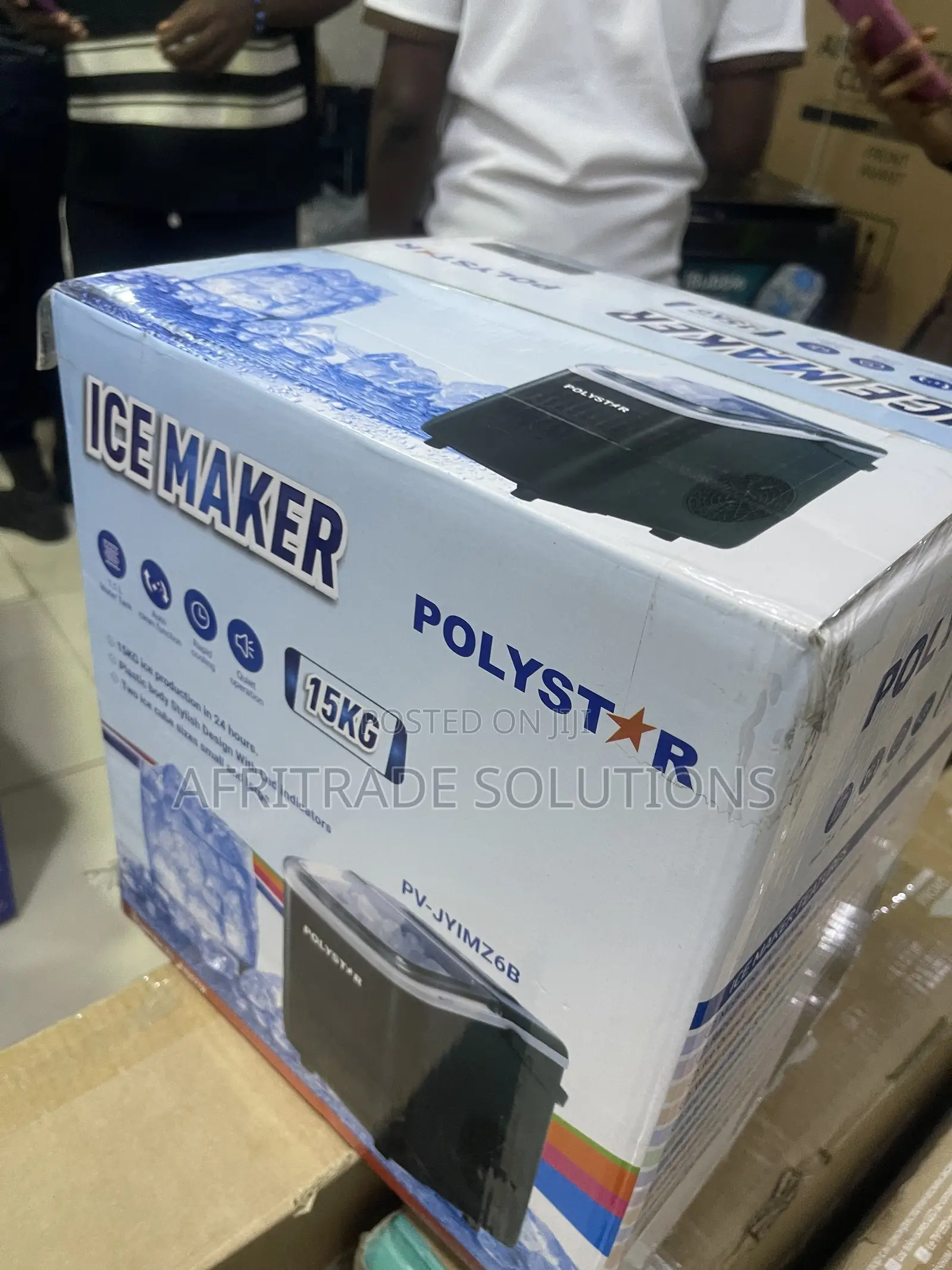 Polystar 15KG Ice Maker for Party-Ready Drinks PV-JY1MZ6B