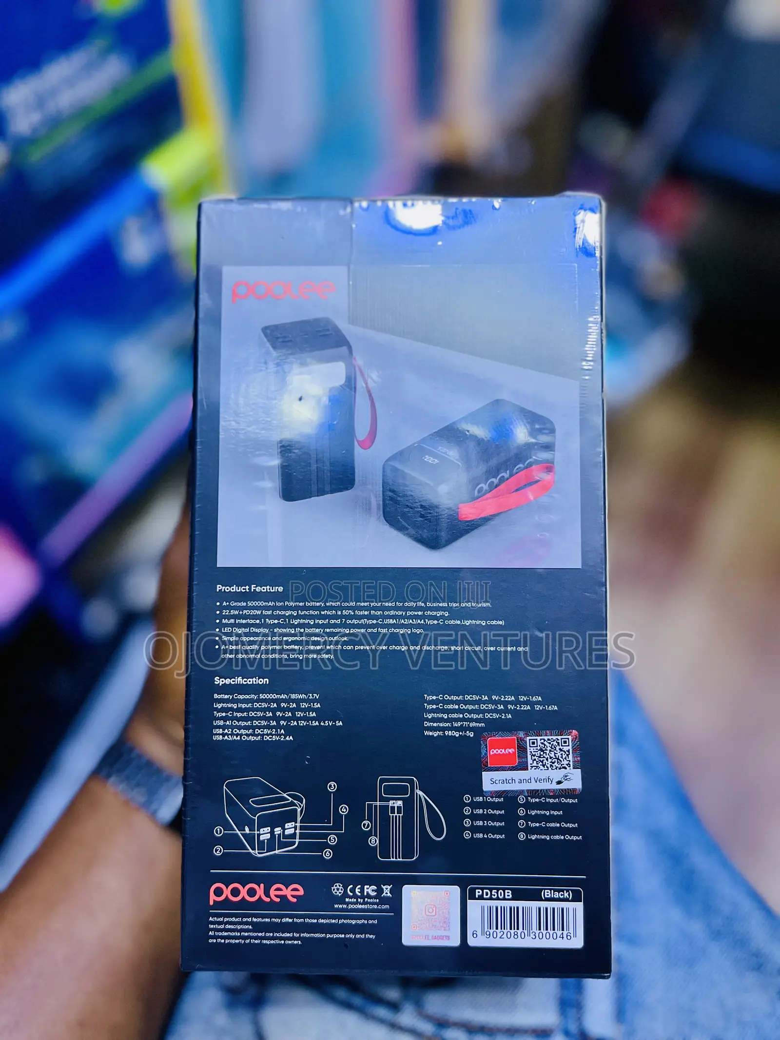 Poolee Blaze 50000mAh Power Bank (22.5W)