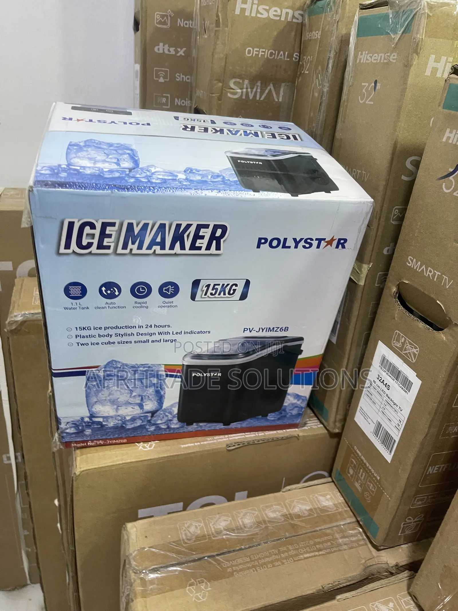 Polystar 15KG Ice Maker for Cooler Gatherings PV-JY1MZ6B