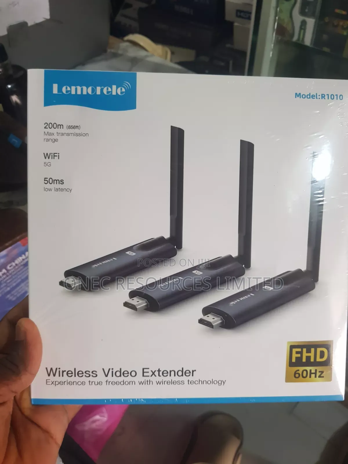 Lemorele 2RX 1TX Wireless Video Transmitter 200m
