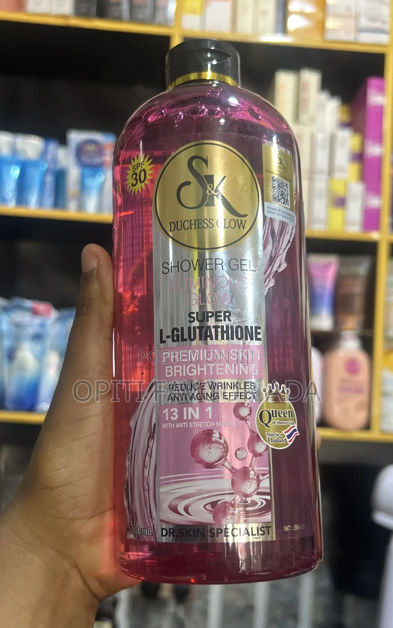 S&k Duchess Glow L-Glutathione 13 in 1 Shower Gel
