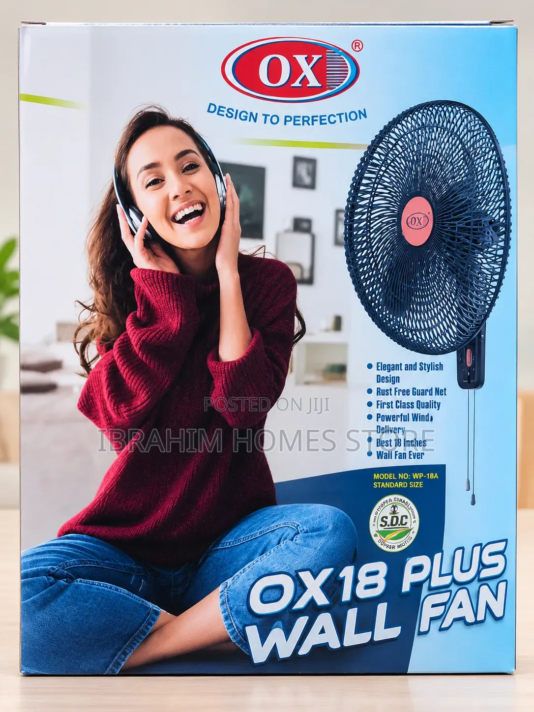 Wall Fan Ox18 Plus