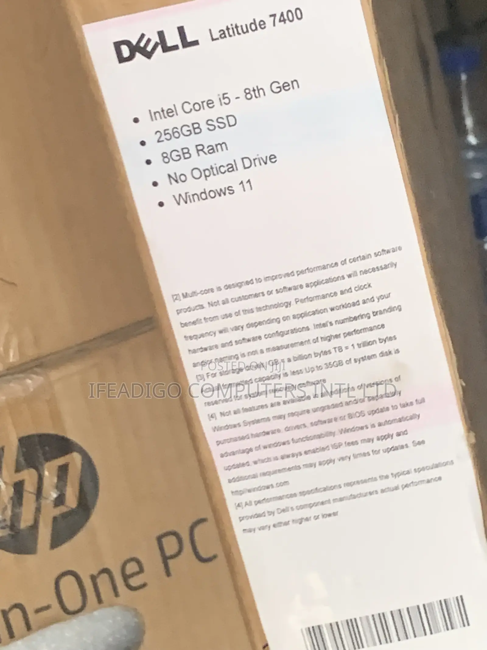 New Laptop Dell Latitude 7400 8GB Intel Core i5 SSD 256GB