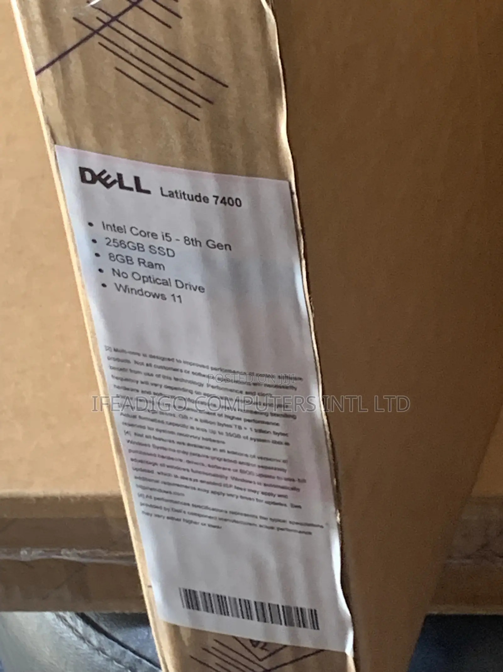 New Laptop Dell Latitude 7400 8GB Intel Core i5 SSD 256GB