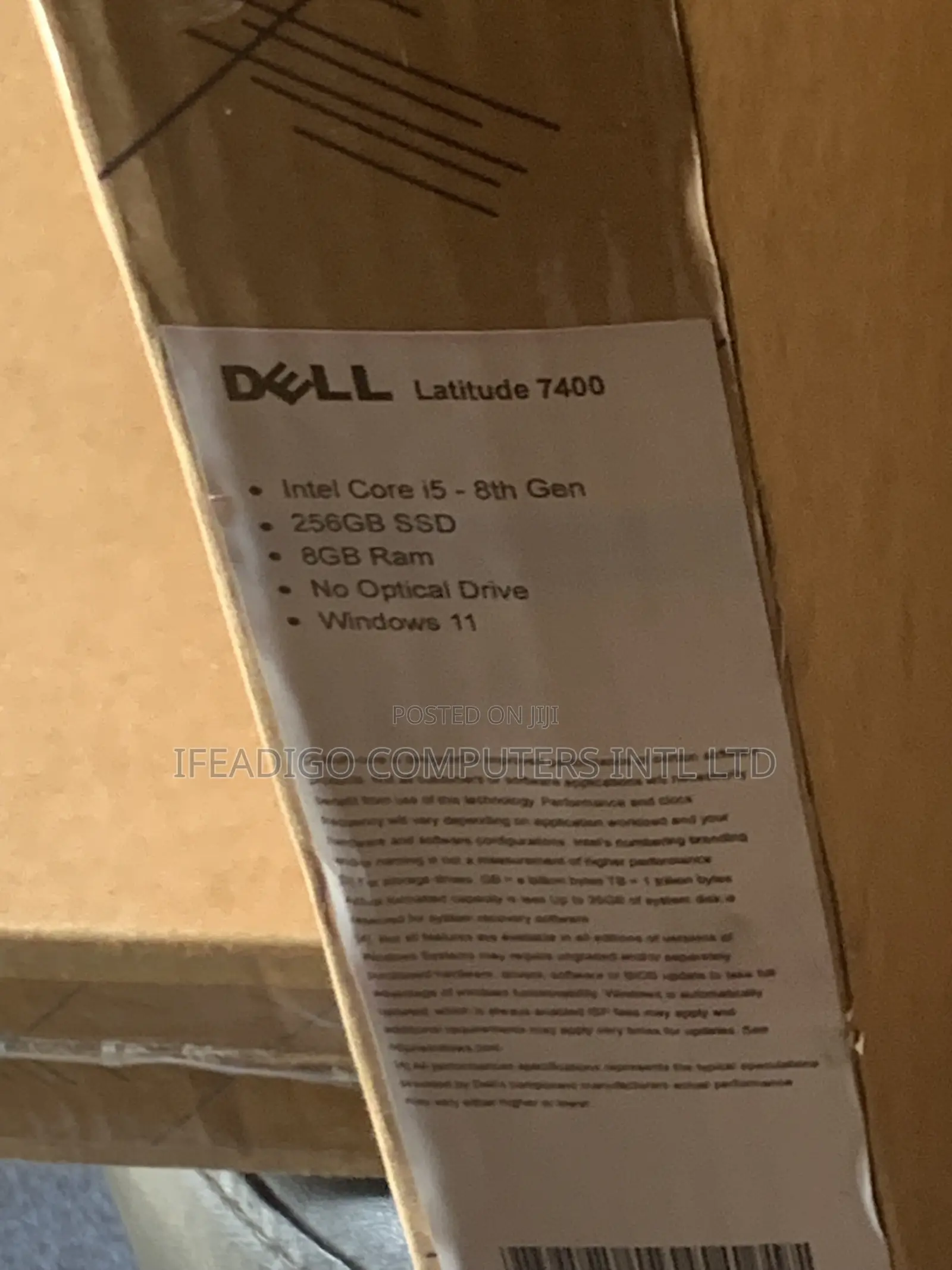 New Laptop Dell Latitude 7400 8GB Intel Core i5 SSD 256GB