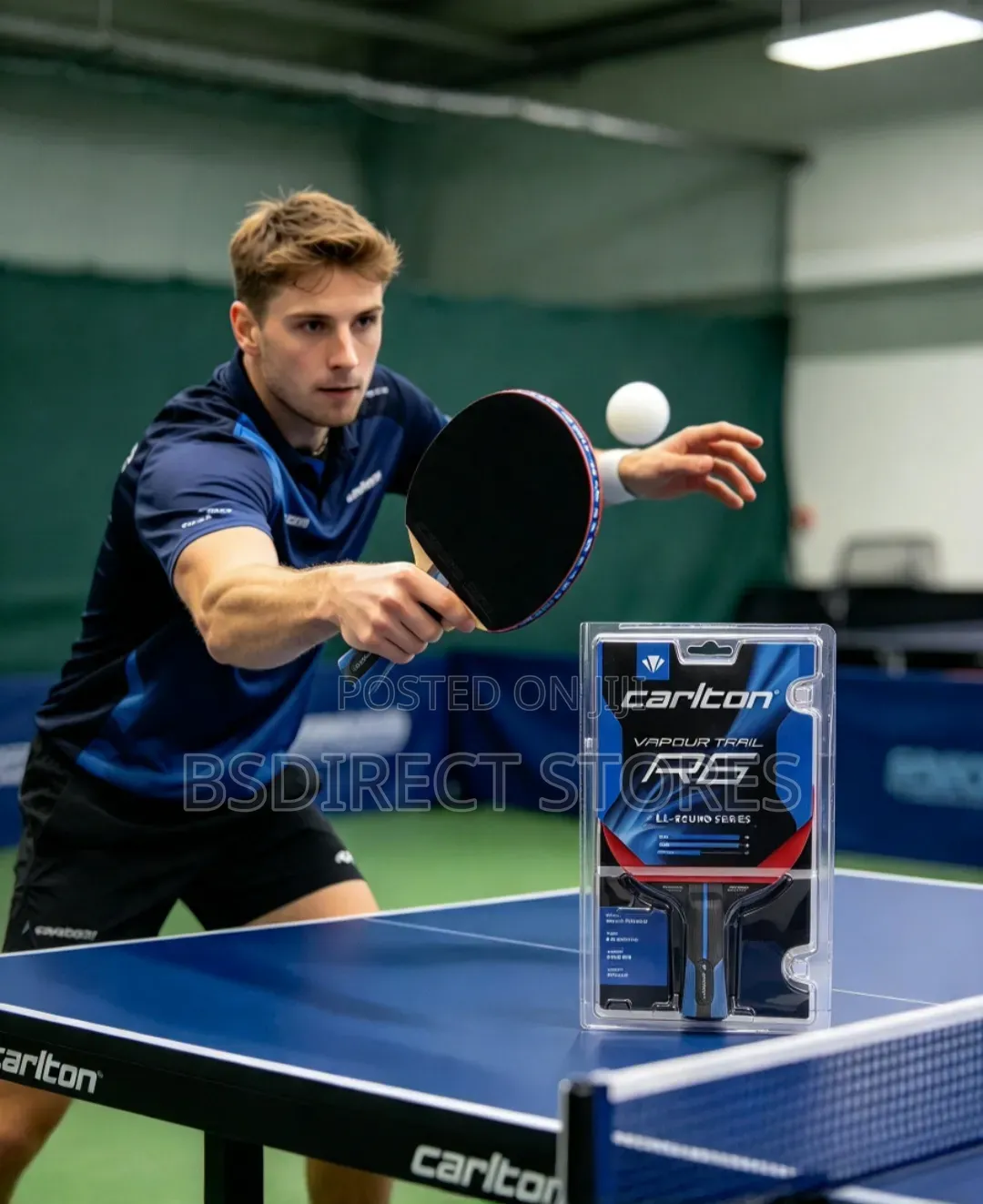 Carlton Vapour Trail R6 Advanced Player Table Tennis Racket D30 Sponge