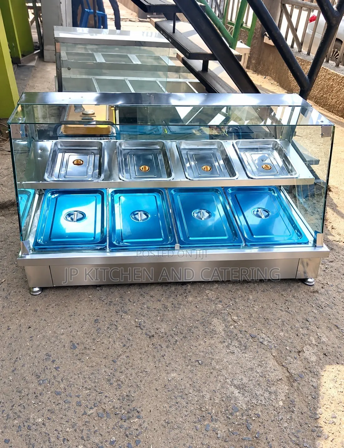 Local Fabricated Food Warmer 4plates Up 4plates Down