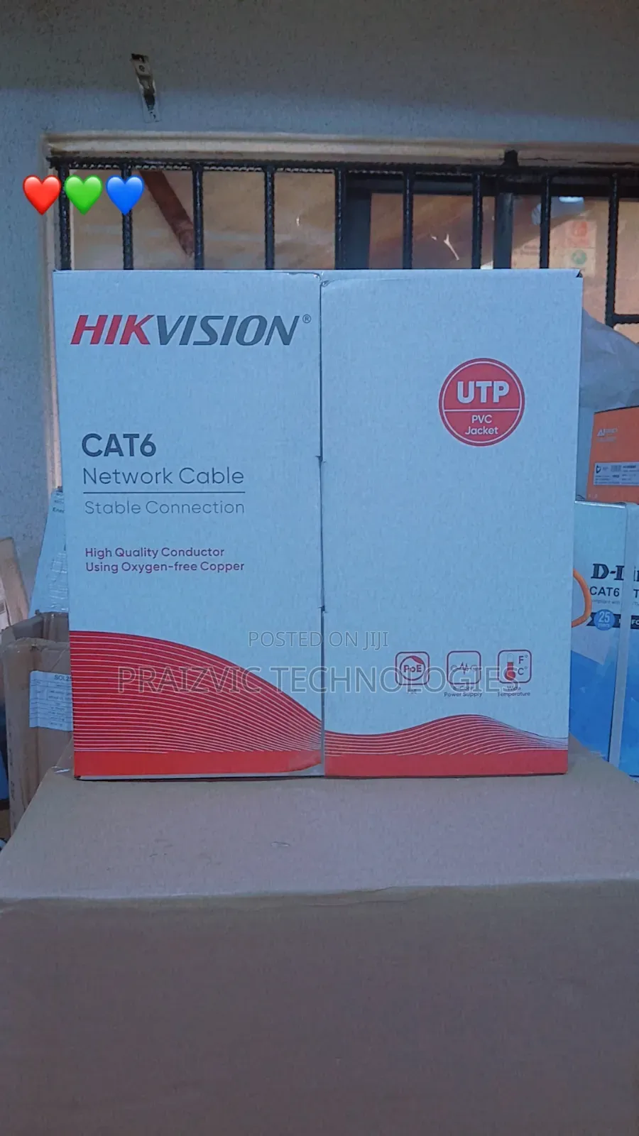 Hikvision Cat6 Indoor Cable