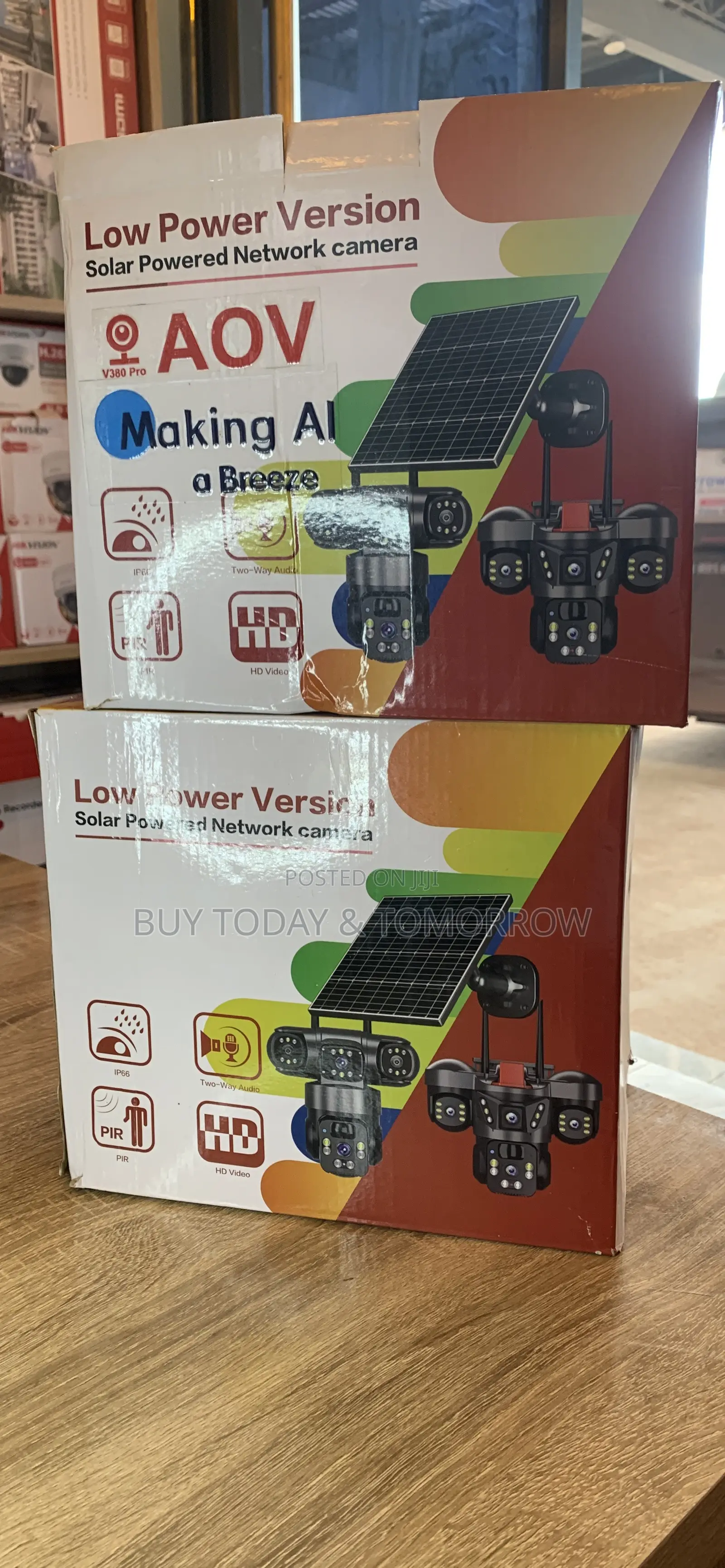 Low Power Vision Solar Network Camera