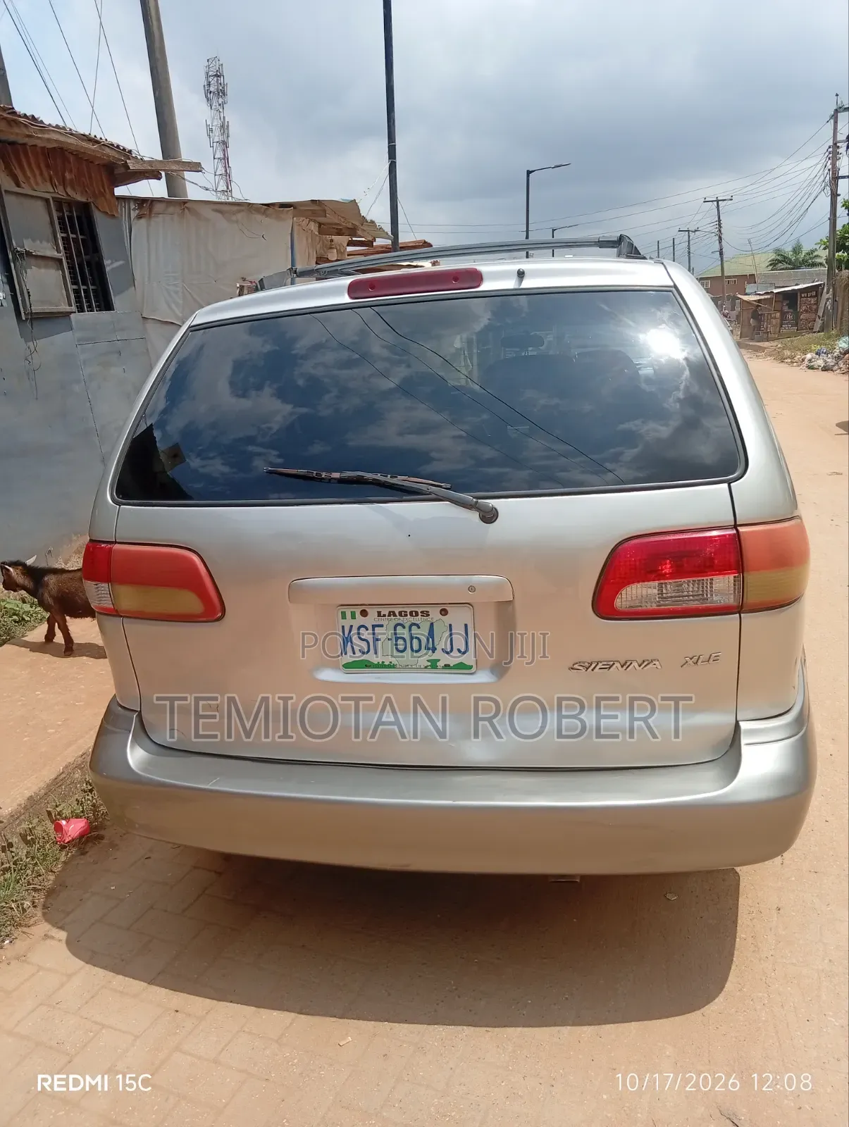 Toyota Sienna XLE 2001 Silver