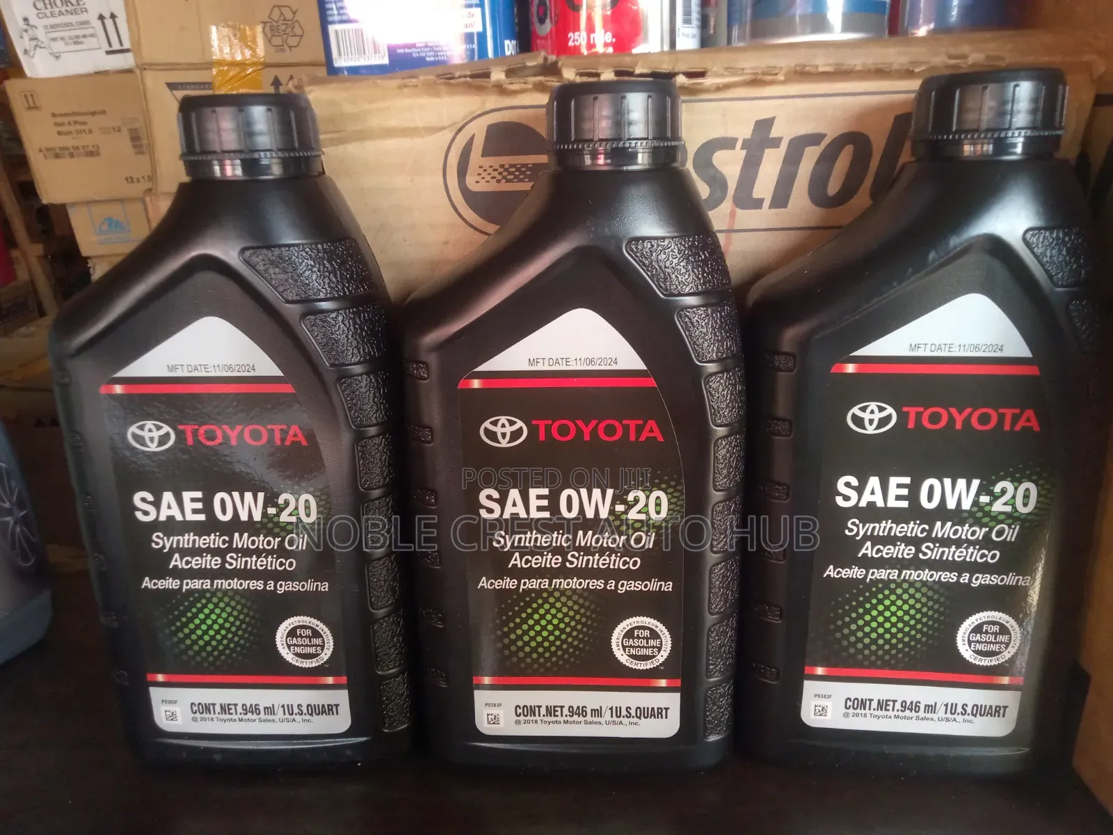 Toyota SEA 0w-20 Synthetic Engine Oil 1L