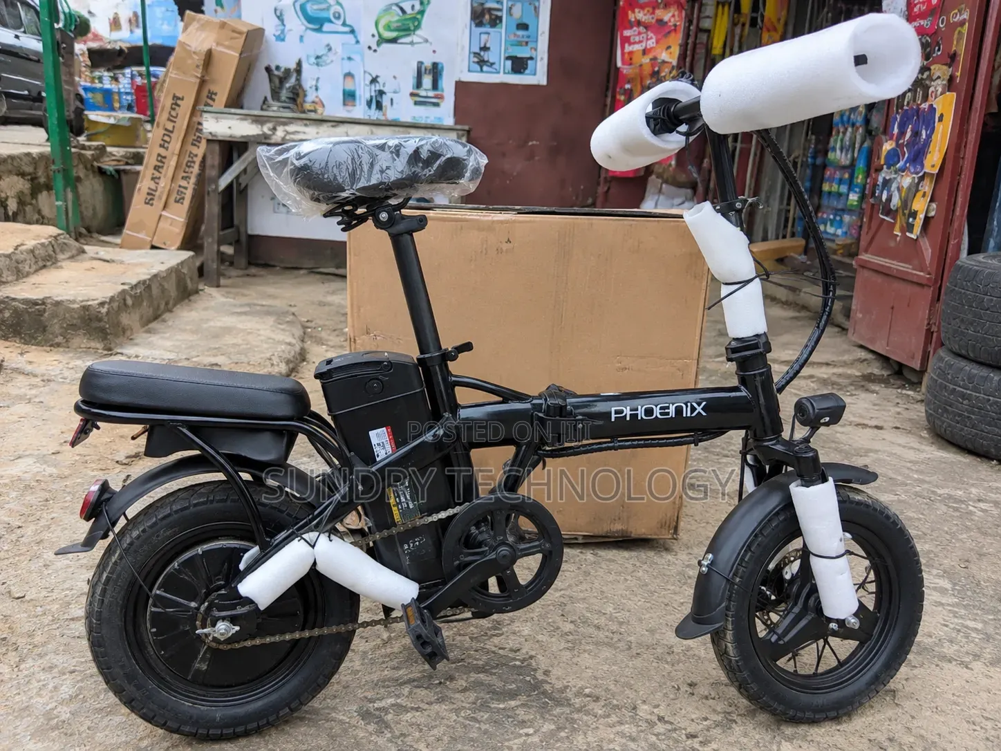Foldable Electric Bicycle – 48V Lithium-Ion Battery, 50km Range