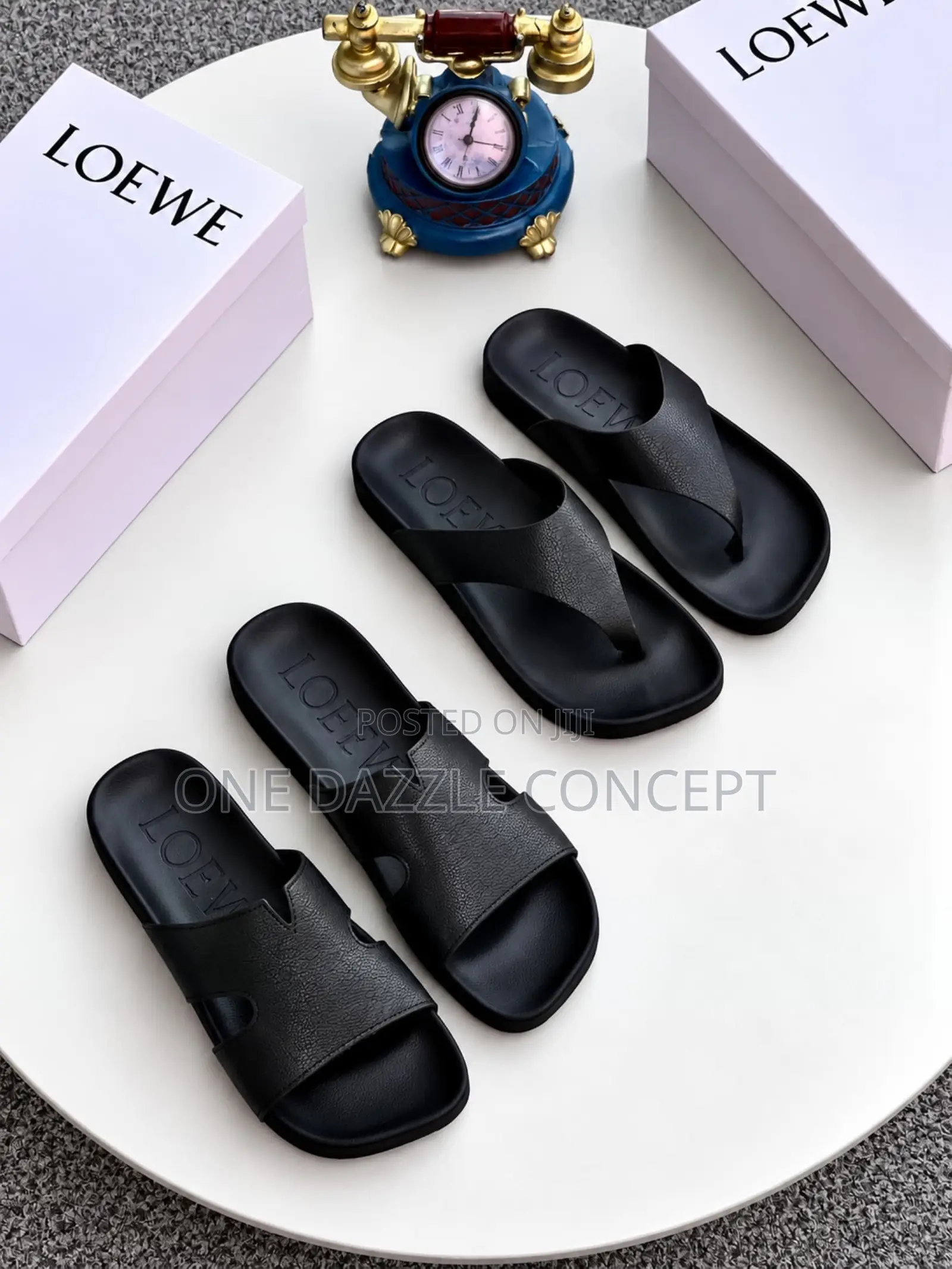 *Loewe Anagram Cutout X Flip-Flop