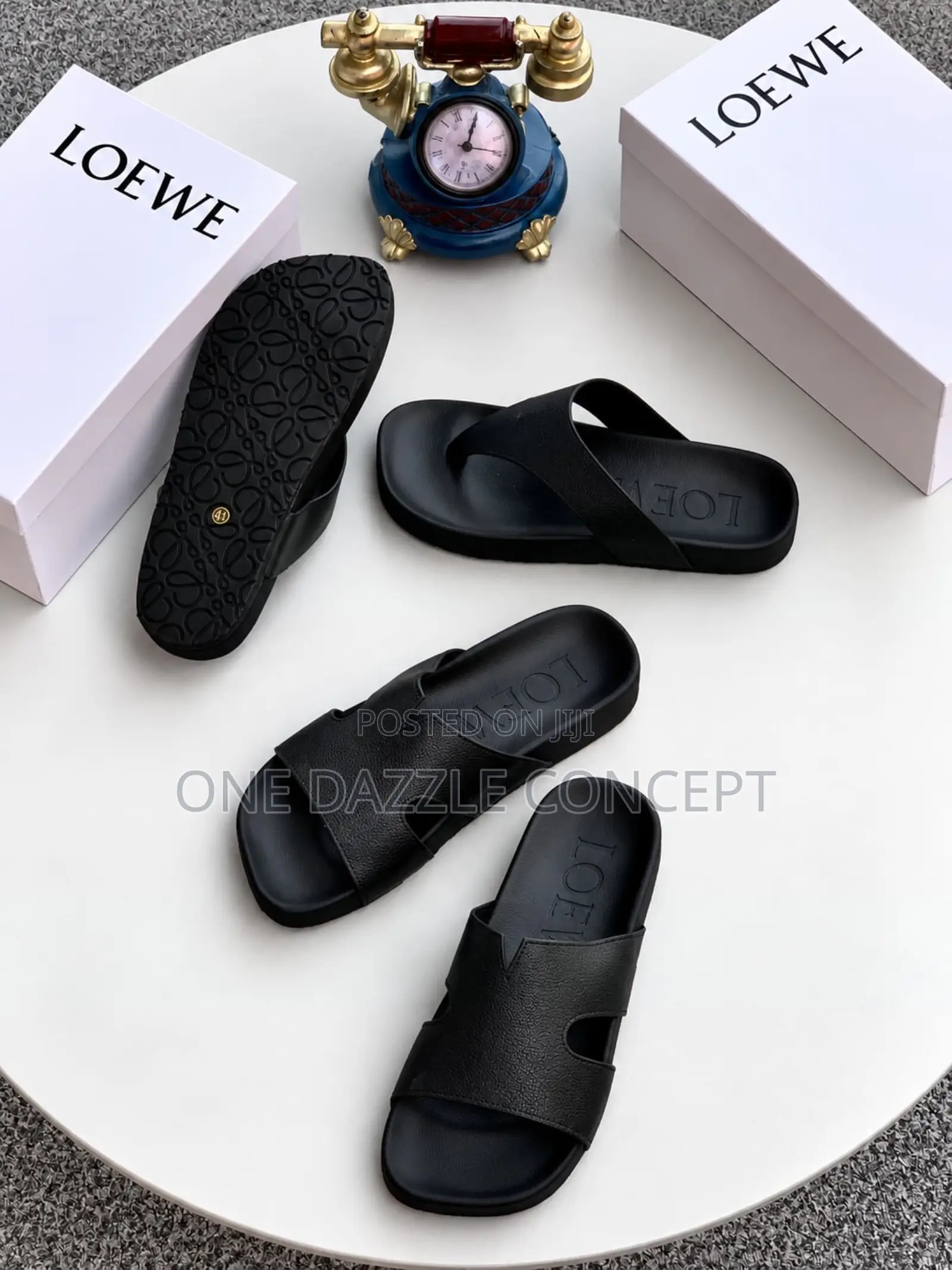 *Loewe Anagram Cutout X Flip-Flop