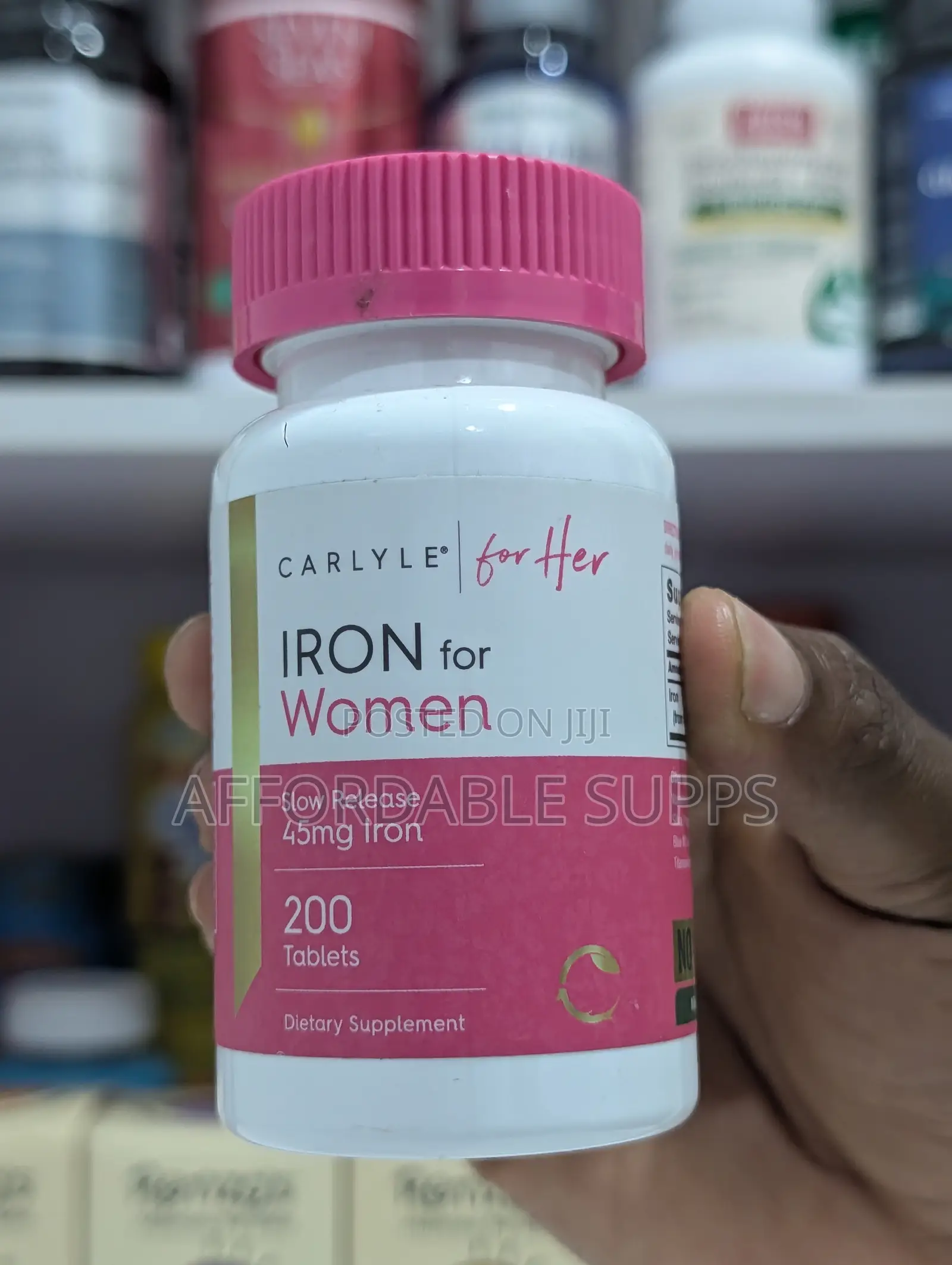 Carlyle Iron for Women 45mg – 200 Slow-Release Tablets