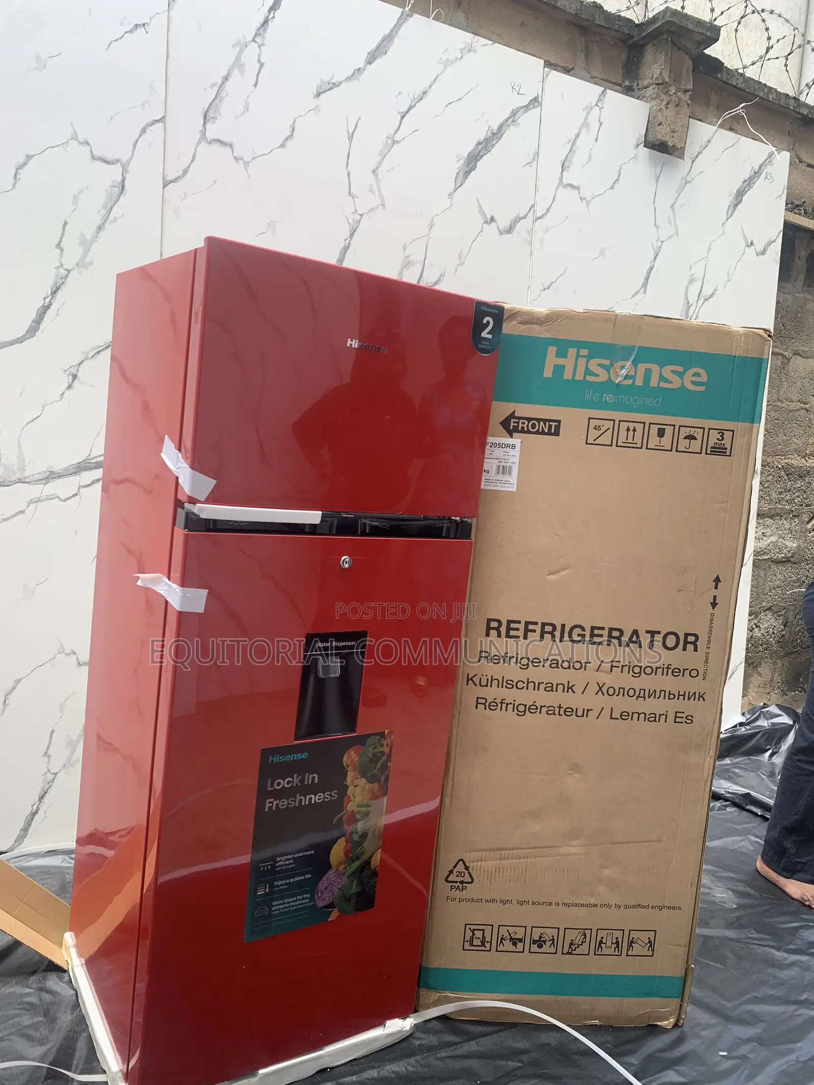 Hisense REF205DRB Refrigerator for Organized 204L Kitchen Storage