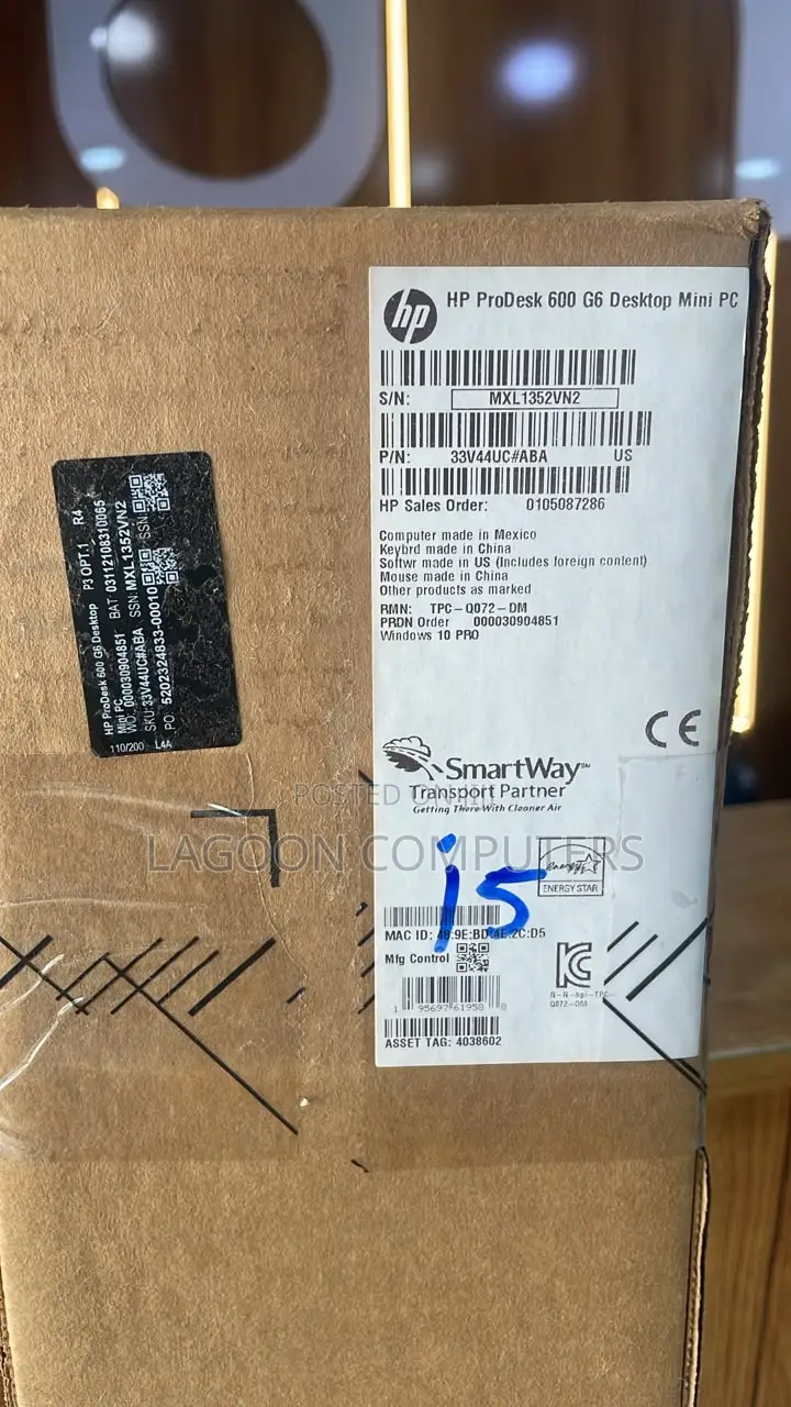 New Desktop Computer HP ProDesk 600 G6 16GB Intel SSD 256GB
