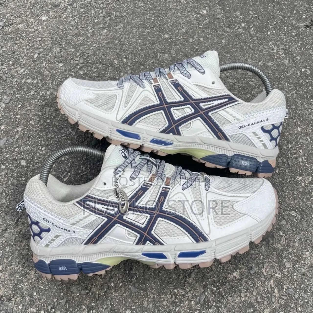 Premium Asics Gel Kahana 8 Glacier Grey Grand Shark Sneakers