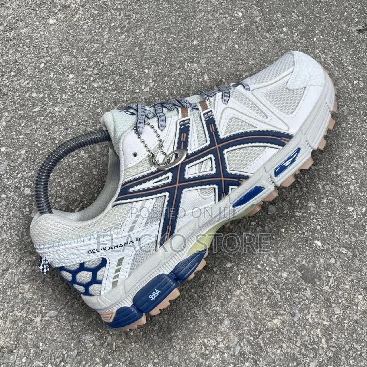 Premium Asics Gel Kahana 8 Glacier Grey Grand Shark Sneakers