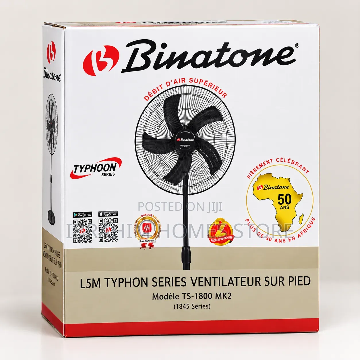 Binatone Typhoon 1845Series Standing Fan