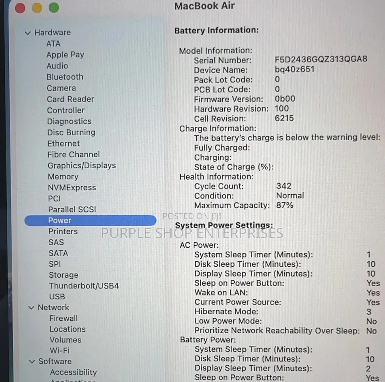 Laptop Apple MacBook Air 2022 M2 8GB Apple M2 SSD 256GB