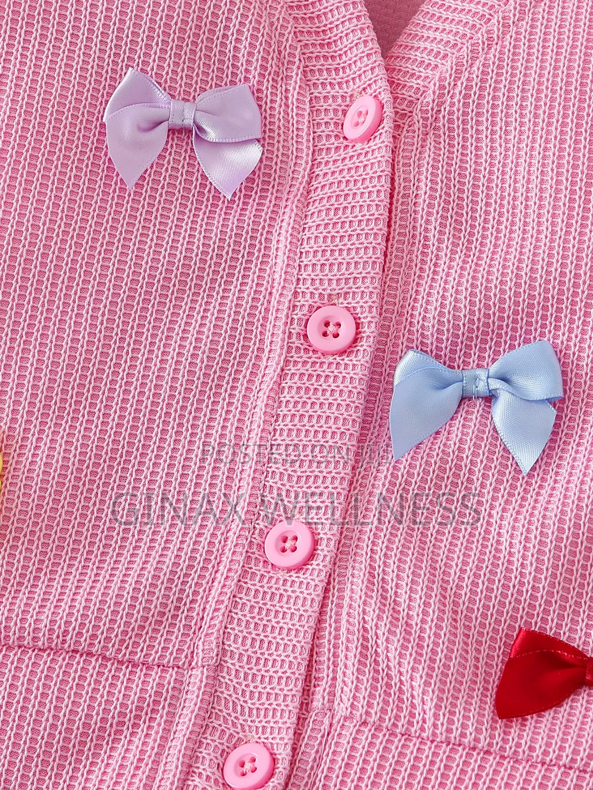 Baby Girls 3-Piece Pleated Skirt, Bow Cardigan & Camisole Outfit Set