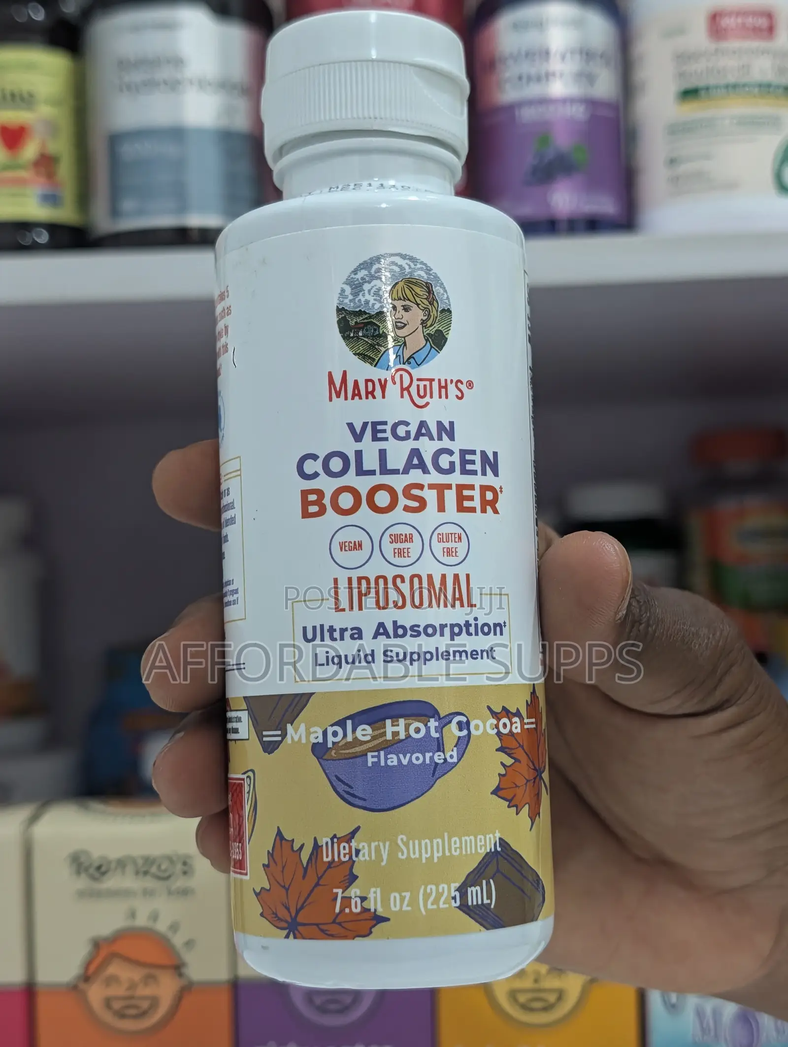MaryRuth's Vegan Collagen Booster 225ml – Liposomal Liquid