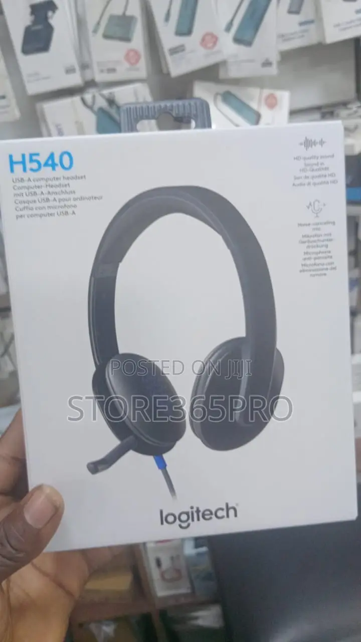 Wired Headset With Noise Canceling Mic USB Jack