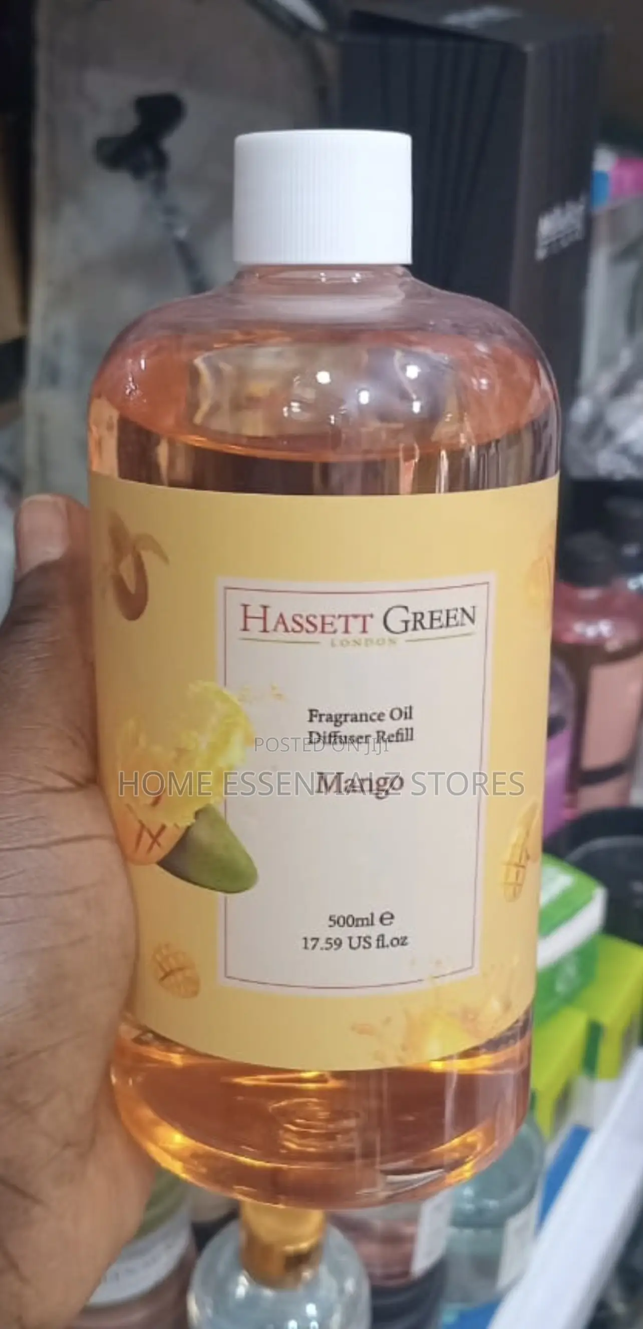 Hassett Green London Fragrance Oil Diffuser Refill 500ml