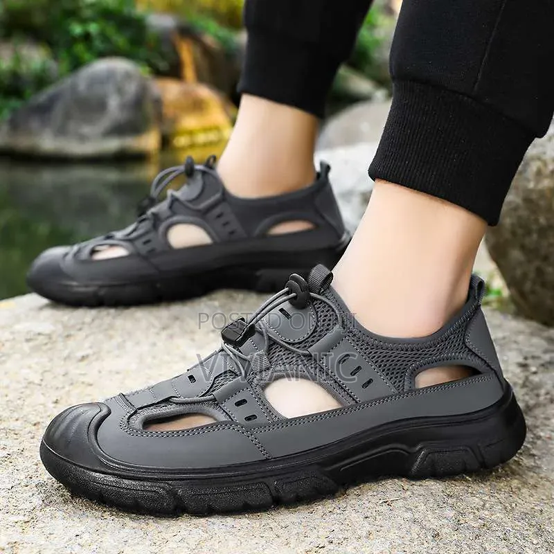 HOKA Men's Satellite Grey Trekking Sandals*
