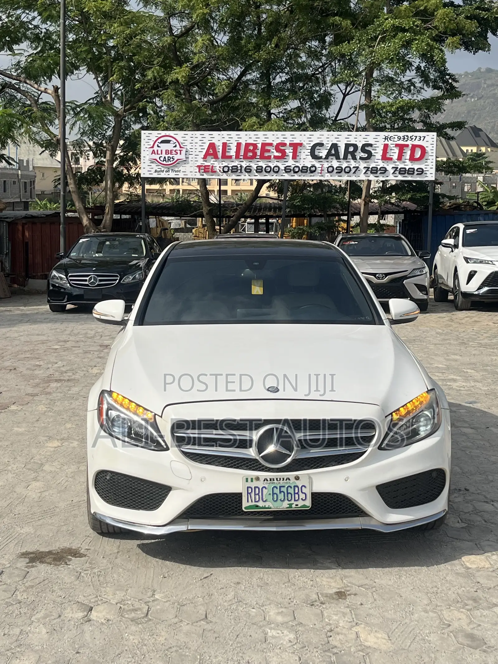 Mercedes-Benz C400 4Matic AWD Sedan (3.0L V6 7A) 2015 White