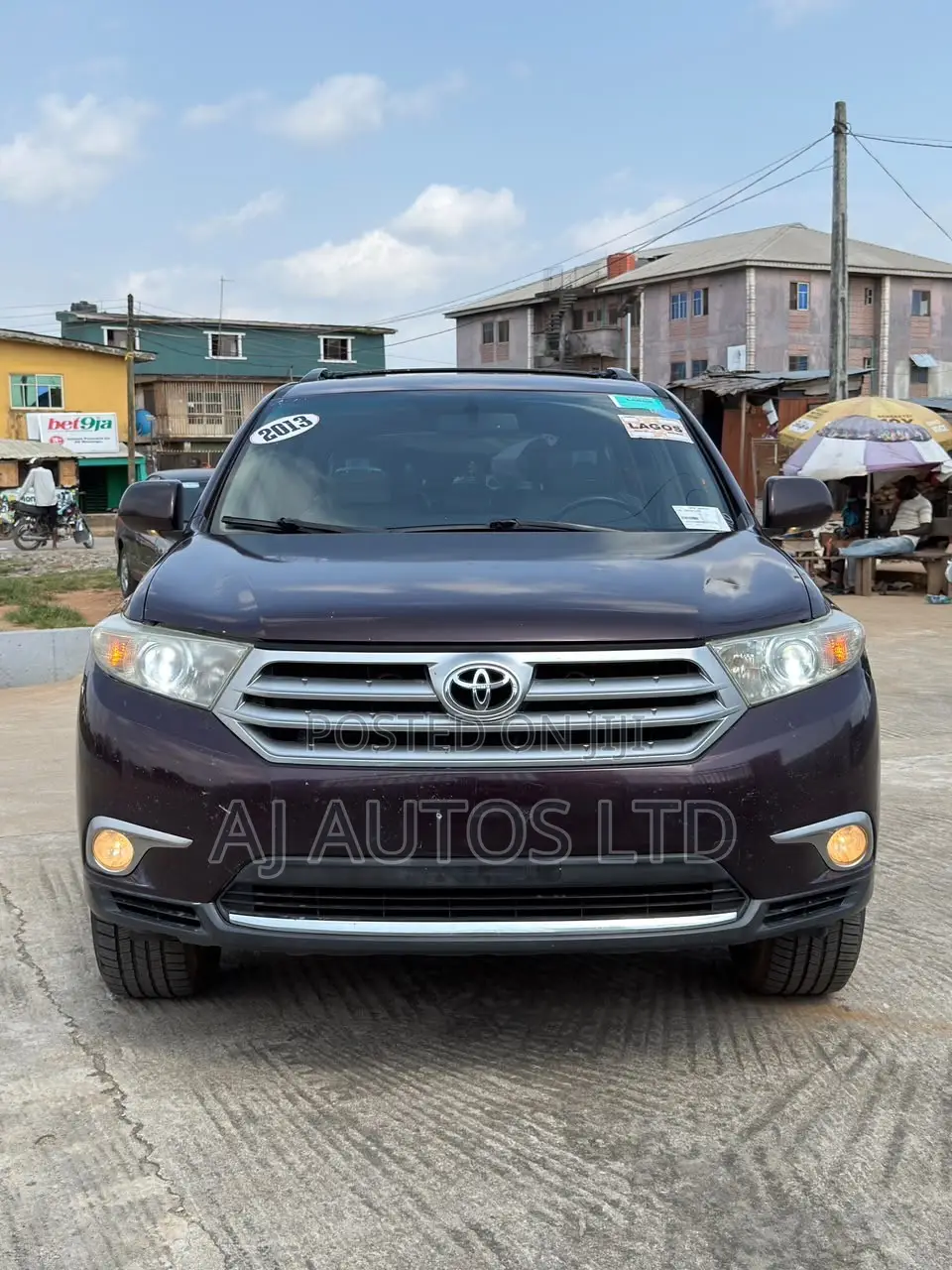 Toyota Highlander Limited 3.5l 4WD 2013 Burgundy