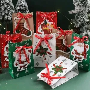 Small Christmas Theme Gift Bag(for Treat)per Dozen