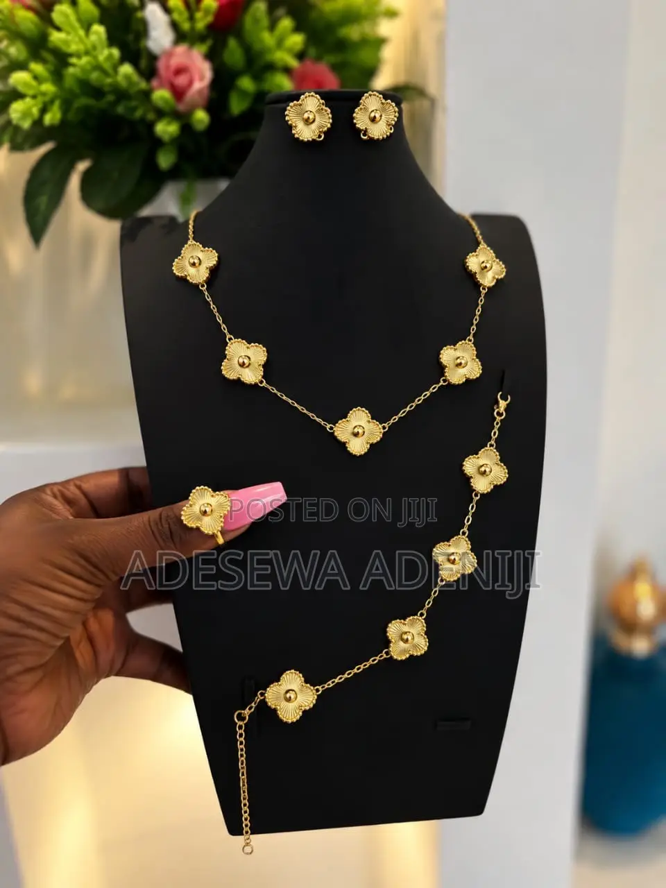 Matching Sets With Necklace, Bracelet, Earrings & Ring
