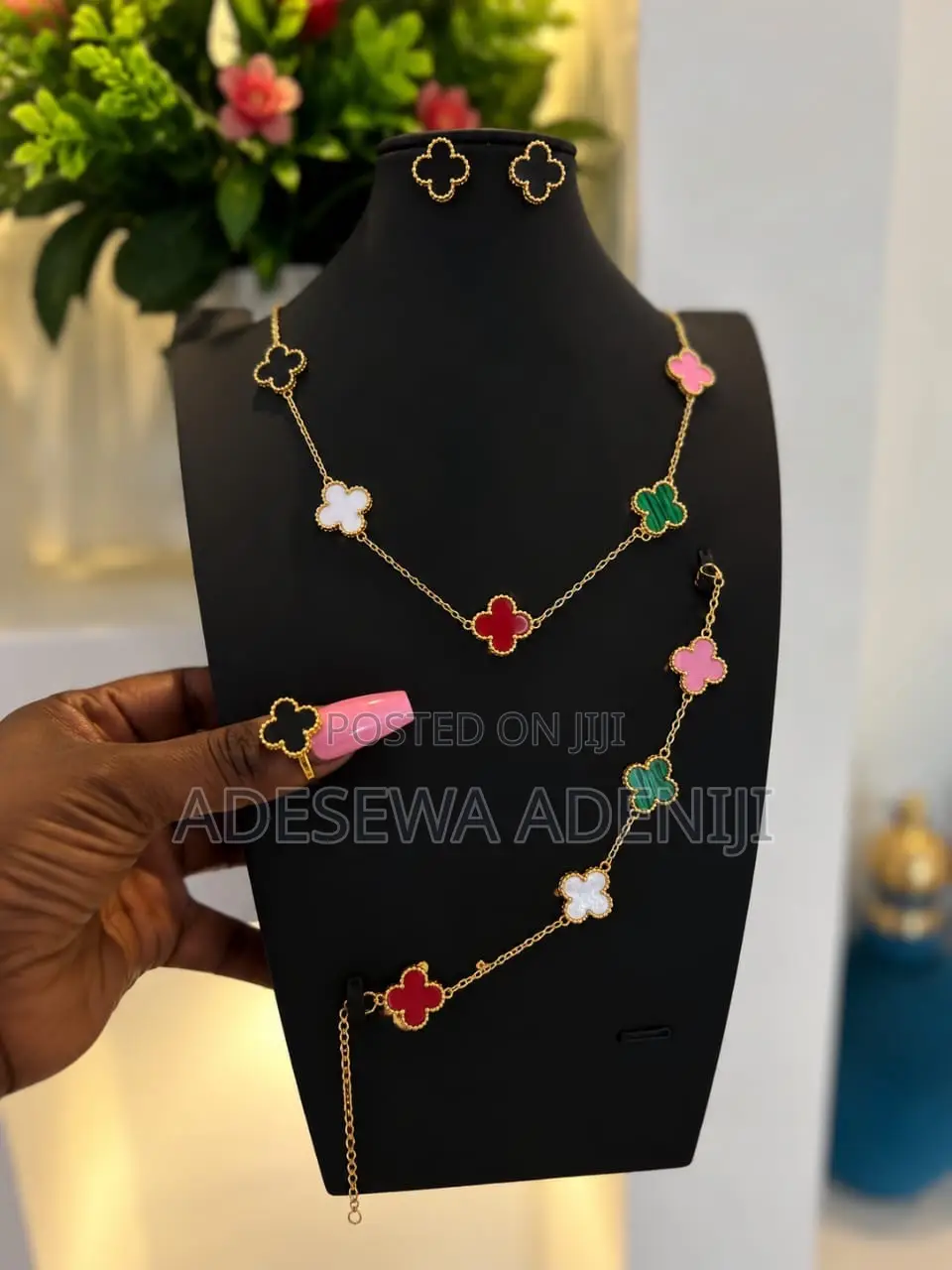 Matching Sets With Necklace, Bracelet, Earrings & Ring
