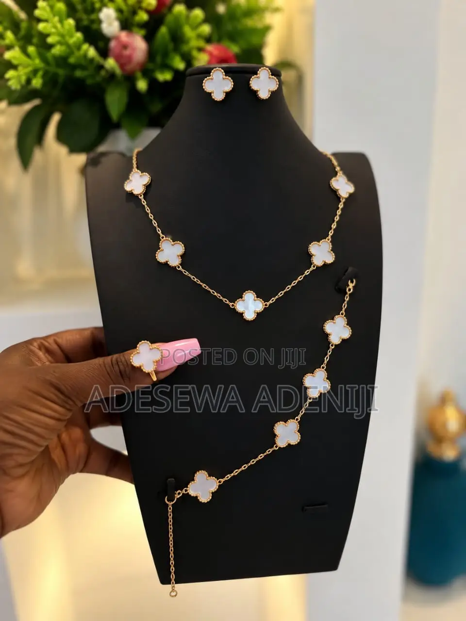 Matching Sets With Necklace, Bracelet, Earrings & Ring