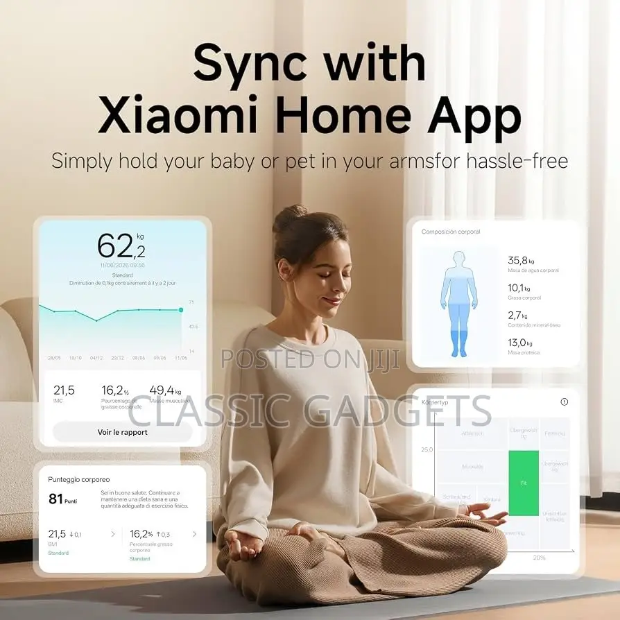 Xiaomi Smart Scale S200, Digital Bathroom Scale With Bluetooth