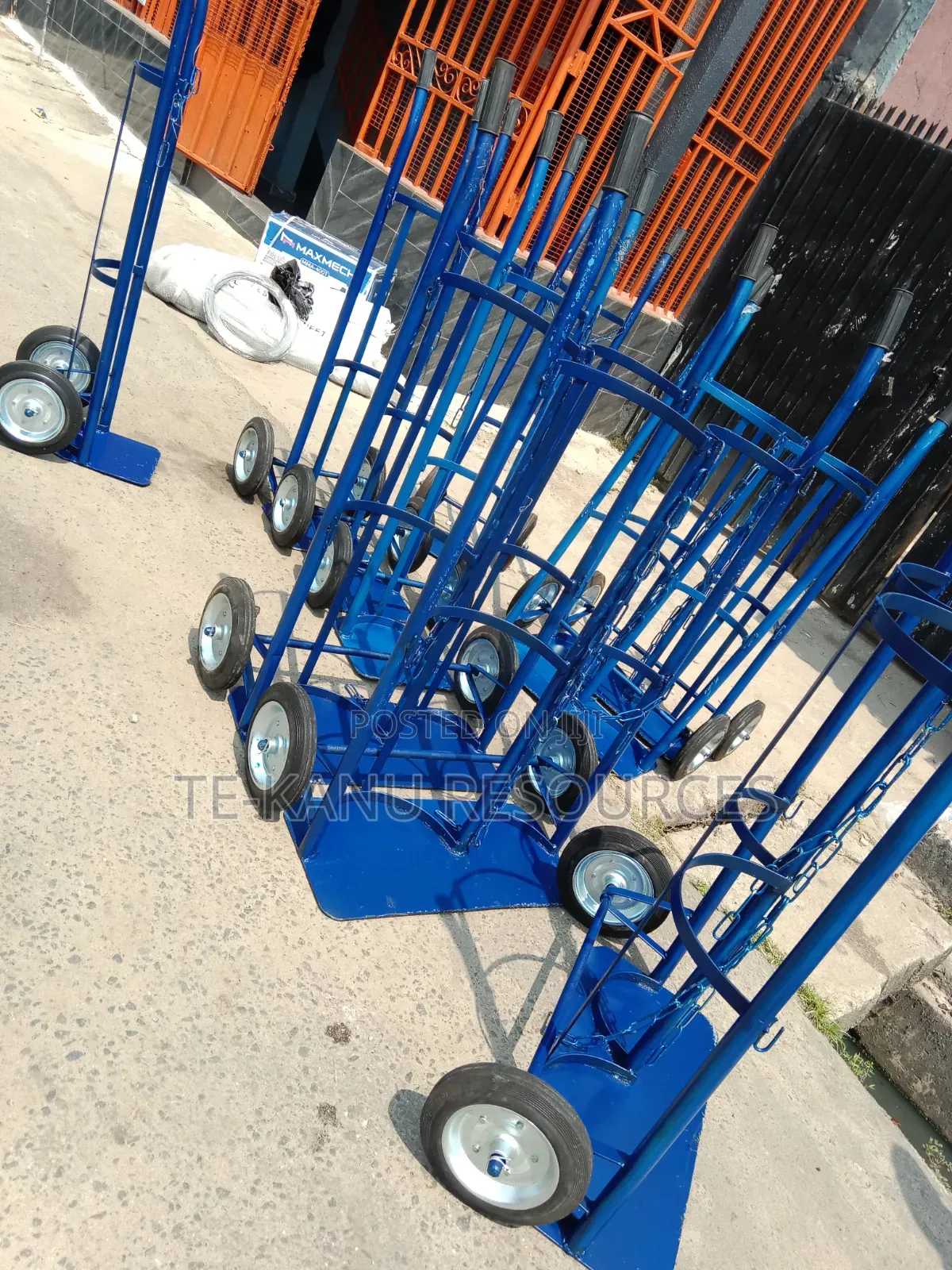 Single Gas Cylinder Trolleys