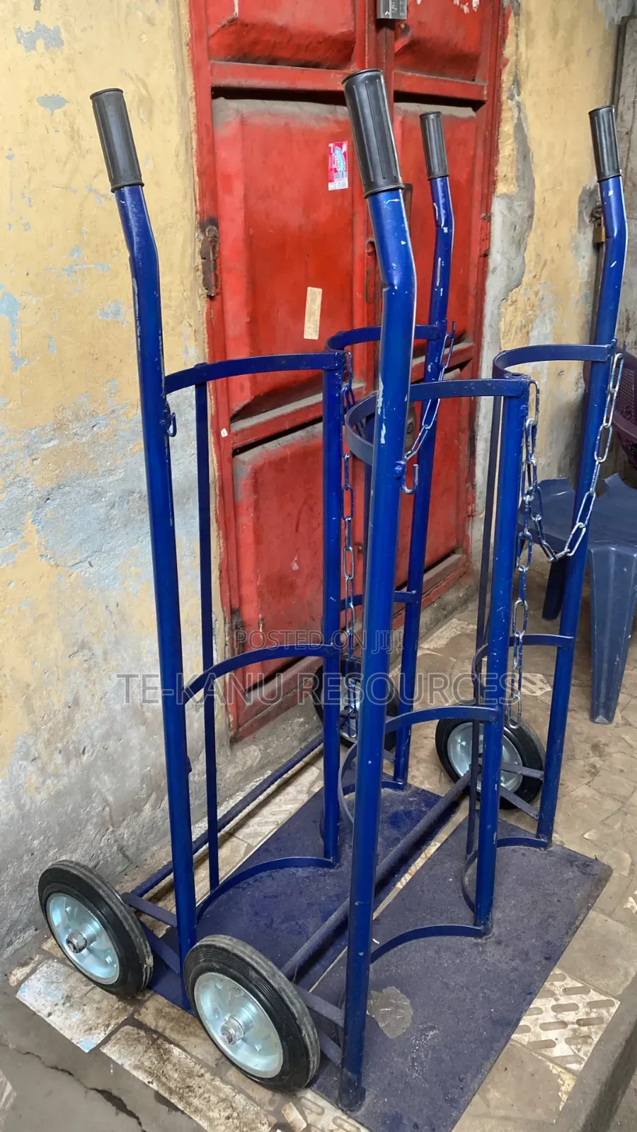 Double Gas Cylinder Hand Trolley