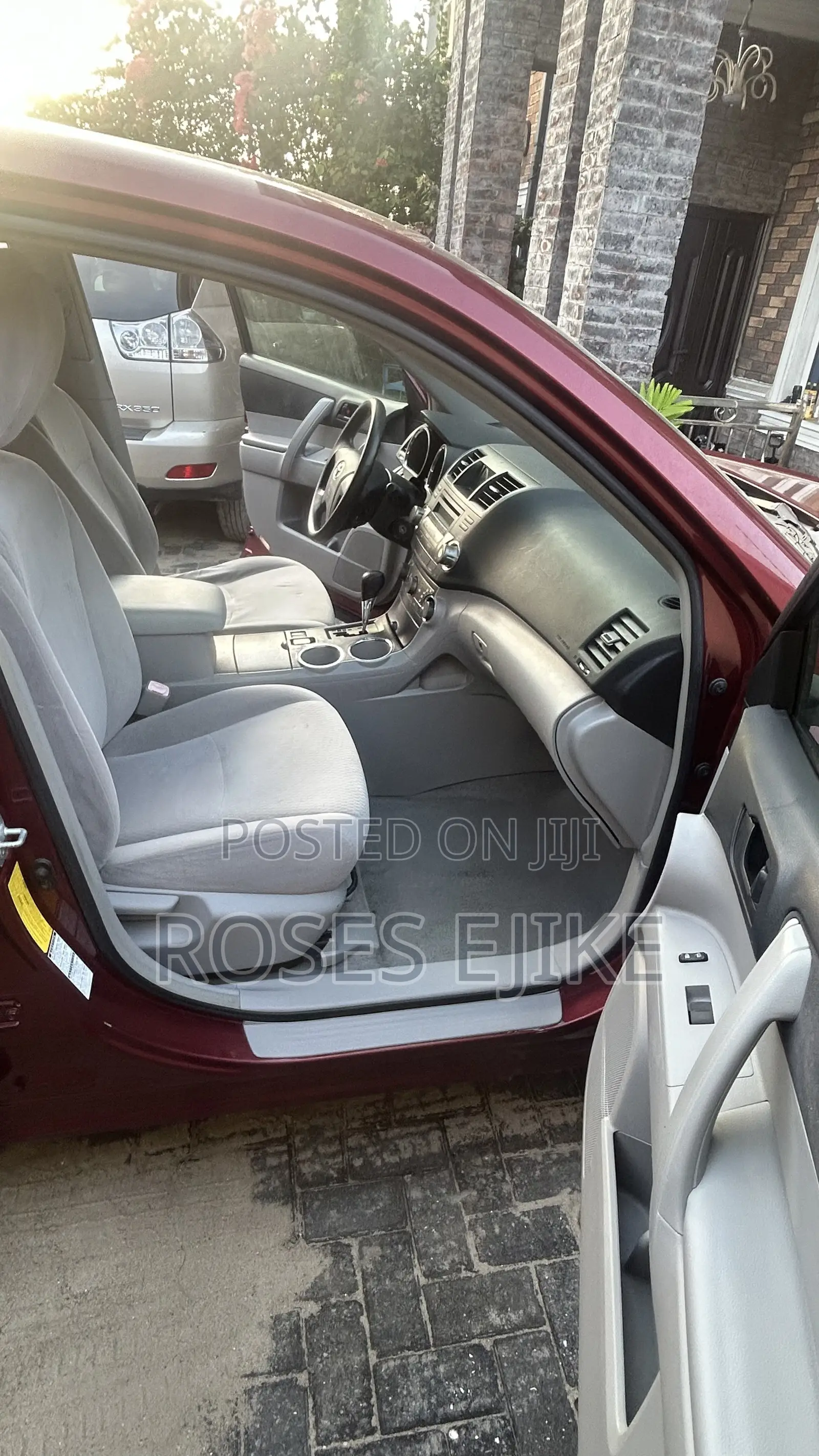 Toyota Highlander Sport 2008 Burgundy